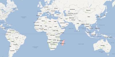 რუკა მადაგასკარი მდებარეობა რუკაზე